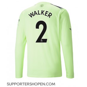 Manchester City Kyle Walker #2 Tredje Matchtröja 2022-23 Långärmad